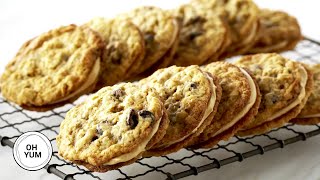 Professional Baker Teaches You How To Make OATMEAL RAISIN COOKIES [upl. by Nivat]