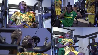 VYUMA VINAONGEA WACHEZAJI WAKIJIFUA GYM KUELEKEA MCHEZO DHIDI YA MAMELODI [upl. by Ynot]