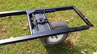 Homemade diy single wheel trailer [upl. by Nevetse]