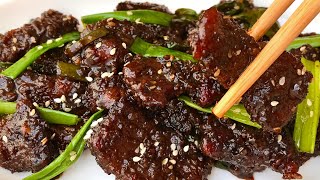 Easy Mongolian Beef 30Minute Recipe [upl. by Osmo891]