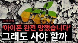 아이폰 실적 완전히 망했는데 주가는 거꾸로 오르는 이유 애플 [upl. by Dreda]