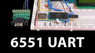 RS232 interface with the 6551 UART [upl. by Vitoria450]