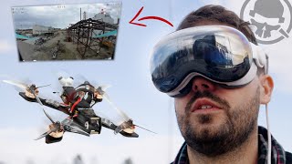 Flying Drones with the Apple Vision Pro  the 4000 FPV Goggle [upl. by Atalayah]