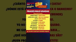 FALE ESPANHOL EM TEMPO RECORD  Clique no Link do Canal espanholsimples espanhol espanholbasico [upl. by Marlane908]