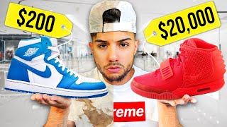 20000 VS 200 Sneaker Shopping [upl. by Bambi246]