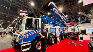 BIGGEST BOOMPUMP at World of Concrete 2024 Las Vegas [upl. by Anonyw]