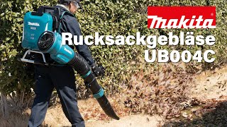 Makita AkkuRucksackgebläse UB004C [upl. by Amund969]