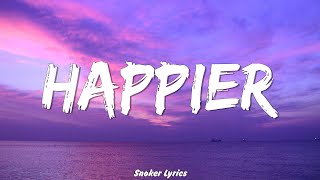 Olivia Rodrigo  happier Lyrics [upl. by Ulphiah]