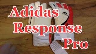 Adidas Response Pro Goalkeeper Glove Review [upl. by Fesuoy474]