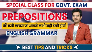 Preposition Tips amp Tricks by Dharmendra Sir  Basic English Grammar for SSC CGLBANK POHindiPart2 [upl. by Nylehtak90]