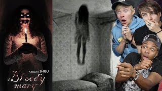 REACTING TO THE SCARIEST SHORT FILMS ON YOUTUBE PART 6 ft Sam and Colby [upl. by Yoo663]