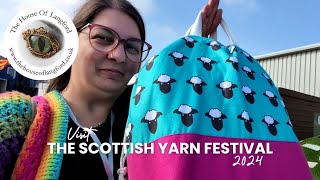 My first visit to the Scottish Yarn Festival 2024 [upl. by Dorette]