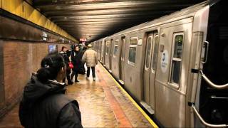 Exclusive R160 Siemens N Train At 21 StQueensbridge via F Line [upl. by Haonam]