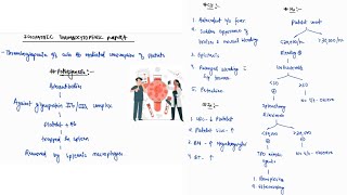 IDIOPATHIC THROMBOCYTOPENIC PURPURA NOTES  ONE PAGE NOTE HEMATOLOGY  MEDICINE  4TH PROFF  MBBS [upl. by Cahn]