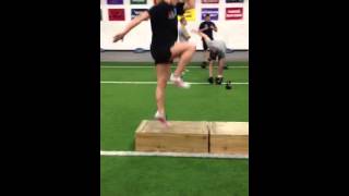 Single Leg Box Stride Jump [upl. by Etti]