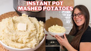 The BEST Instant Pot Mashed Potatoes Recipe for any occasion [upl. by Prisca989]