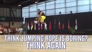 Amazing jump rope tricks by world champion Nick Woodard [upl. by Bernhard]