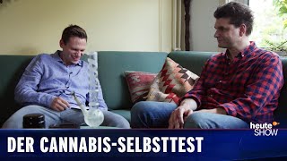 CannabisLegalisierung Fabian und Lutz kiffen für die Wissenschaft  heuteshow [upl. by Inman601]