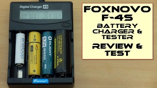 Foxnovo F4S Battery ChargerTester  Review [upl. by Drogin]