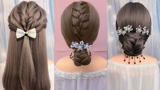 5 Peinados Para Cabello Corto Elegantes  Peinados Faciles Y Rapidos Para Niña Para La Escuela [upl. by Jacobah]