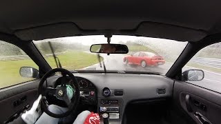 Nissan 200sxS13 and S14a Drift Nordschleife 210914 [upl. by Gnov]