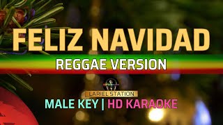 Feliz Navidad  KARAOKE  Male Key [upl. by Dalt693]