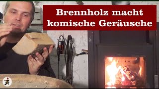 Brennholz macht komische Geräusche [upl. by Watkin]