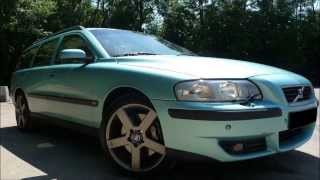 Volvo V70R • Through narrow tunnels in Italy amp engine exhaust sound [upl. by Ramled]