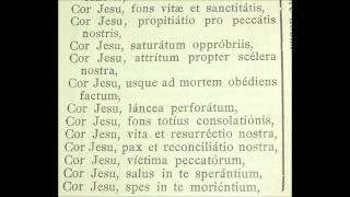 Litany of the Sacred Heart of Jesus in Latin [upl. by Sorel815]