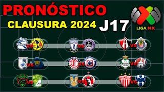 ⚽ El mejor PRONÓSTICO para la JORNADA 17 de la LIGA MX CLAUSURA 2024  Análisis  Predicción [upl. by Nyliret]