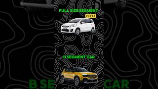 Part2 Car Segments Explained Hatchback Sedan SUV BSegment SUV newcar dreamcar carcaretips [upl. by Eniffit]