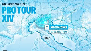 Marcialonga 2023 last hillMens top 20 marcialonga italy [upl. by Aralc996]