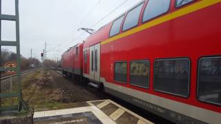 BR 112 1763 mit RE 8 nach Lübeck Hbf hat Ausfahrt in BadOldesloe [upl. by Eelak]