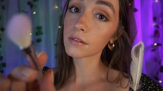 ASMR  UpClose Gentle Personal Attention 💙 ear to ear whispers [upl. by Arhaz]