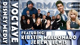 Disney LOVE Medley  Voctave Kristin Maldonado amp Jeremy Lewis Acting Coach First Time Reaction [upl. by Arakahs]