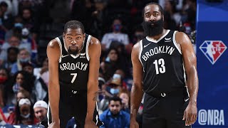 James Harden amp Kevin Durant COMBINE For 44 PTS 🔥 [upl. by Durning]