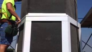 How to install metal flashing on a cupola [upl. by Fern]