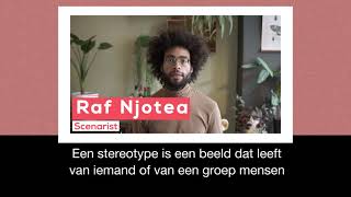 Wat is een stereotype Raf Njotea legt uit [upl. by Anrat]