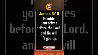 James Chapter 4 Verse 10 bible bibleverse biblestudy message [upl. by Ennasus]