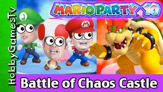 Mario Party 10 Battle of Chaos Castle Wii U HobbyGamesTV [upl. by Siramay695]