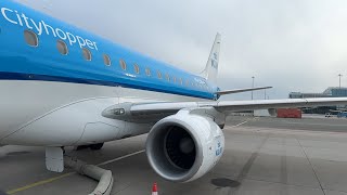 REVIEW  KLM Business Class Amsterdam to Copenhagen  Embraer 175  KL1277 🛫 🇩🇰📍 [upl. by Amol894]