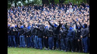 Fußballderby HSV  Fanmarsch [upl. by Rondi]