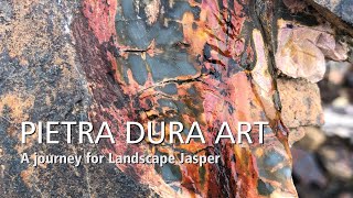 A journey for Landscape Jasper  pietra dura  natural stone  gemstone [upl. by Josias940]