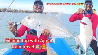 Fishing Trip on Train Travel Chennai to Nellore Back 2 Back Strikes🎣 fishing fishingtips softlure [upl. by Ahkeber498]