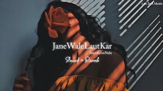 jane wale laut kar aaya kyu nahi lofi song slowedreverb payal dev Kunal Verma [upl. by Nivan]