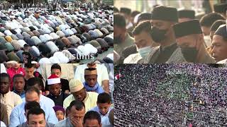 Eid alFitr prayers offered around the world [upl. by Seiter]