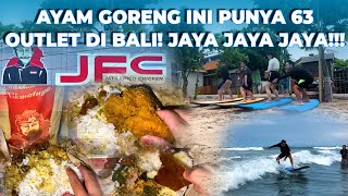 AYAM GORENG PALING TERKENAL DI BALI RASANYA GIMANA SIH  Bonus video surfing yang jatoh mulu😩😩 [upl. by Etnomed394]