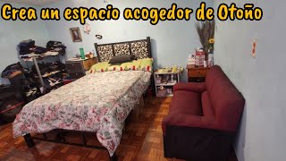 Día Productivo y Acogedor en Otoño  Organizo mi Habitación vlog semanal [upl. by Trinetta]