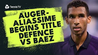 AugerAliassime Begins Basel Title Defence vs Baez 💪  Basel 2024 Highlights [upl. by Nnayrb]