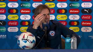 Conferencia de prensa Ricardo Gareca post Argentina 10 Chile Copa América 2024 [upl. by Jakoba]